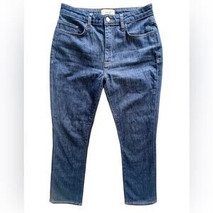 Triarchy High-Rise Straight Leg Jeans Dark Wash Size 28 EUC